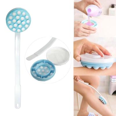 Aplicador de loción y crema corporal con mango largo, masajeador de espalda, herramienta de baño Spa
