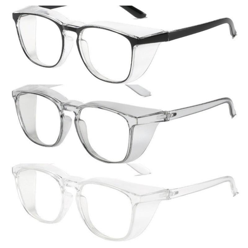 3PCS Safety Glasses Anti-fog Safety Glasses Blue Light Blocking Anti Pollen Goggles Eye Protection Glasses for Men and Women