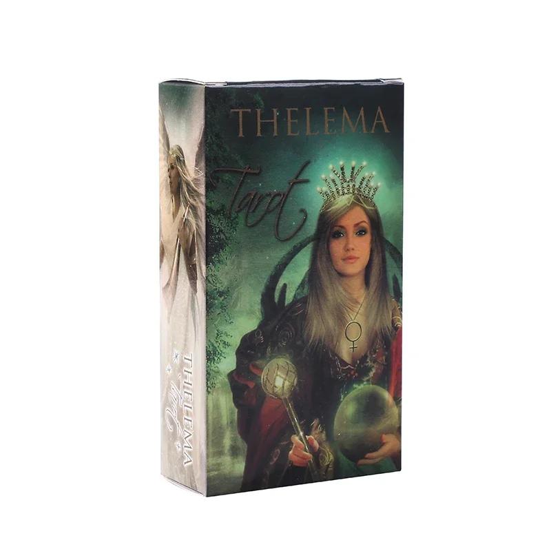 Карты Таро Телема Настольная Игра для Семейной Вечеринки Развлечения белый
