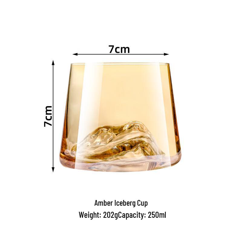 

OLOEY Iceberg Mountain View Glass Cup