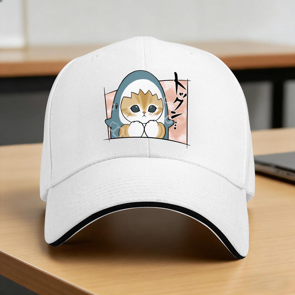 Sharks and kittens Baseball Cap Hiking Fishing Hot Sale Hip Hop Hats Women Unisex Casual Print Baseball Caps