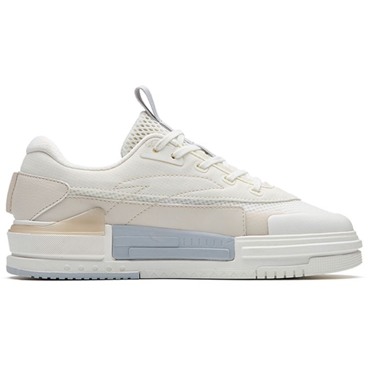 Anta Lightweight Breathable Low-Top Sneakers Women Sneakers White Gray 922238066-1
