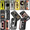 Cassette Wallpaper Tape Phone Cover for Samsung Galaxy A06 A05 A14 A50 A51 A52 A12 A13 A23 A70 A07 A25 A26 A72 A56 Case