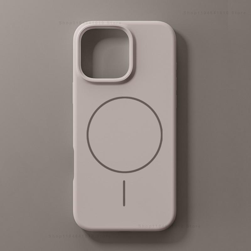For Magsafe Magnetic Phone Case For iPhone 16 15 14 Plus 13 12 11 17 Pro Max Wireless Charging Liquid Silicone Skin Smooth Cover