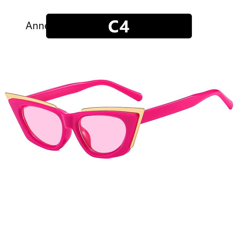 Fashion Women Square Sunglasses Shades UV400 Retro Rivets Double Color Men Sun Glasses  gafas lentes