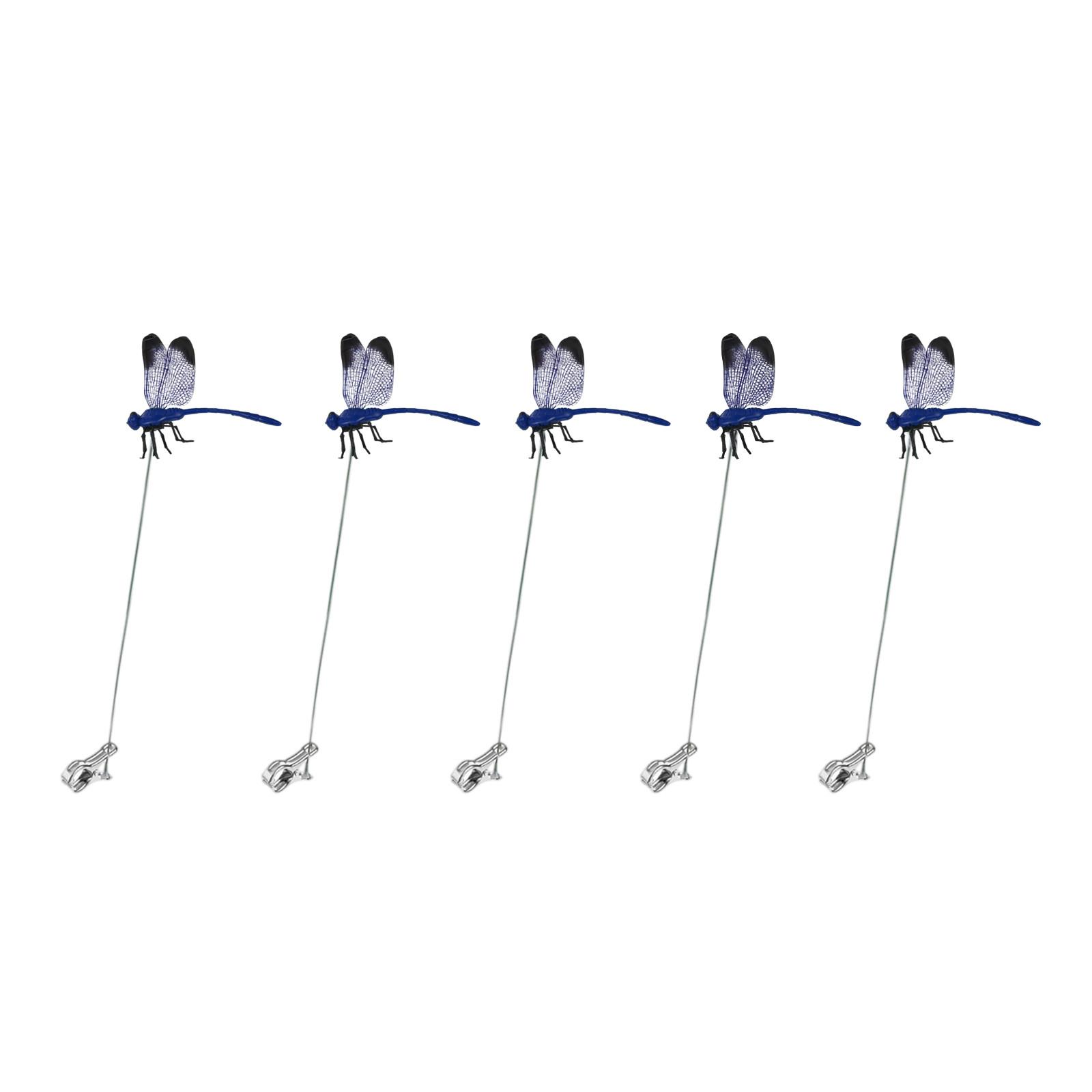 

5 шт. Зажимы для искусственных столбов для помещений и улицы, Зажимы Насекомое, 3D Искусственные Зажимы для шляп, Имитация Дворового Декора Садоводство, Быстро В One Size