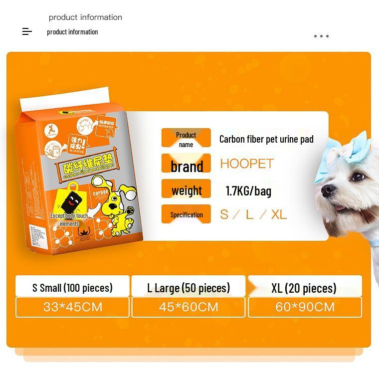 Podložky pro psy s bambusovým uhlím: Silné, Deodorizační, Ultra-Absorpční Štěněcí Pleny (100 kusů)