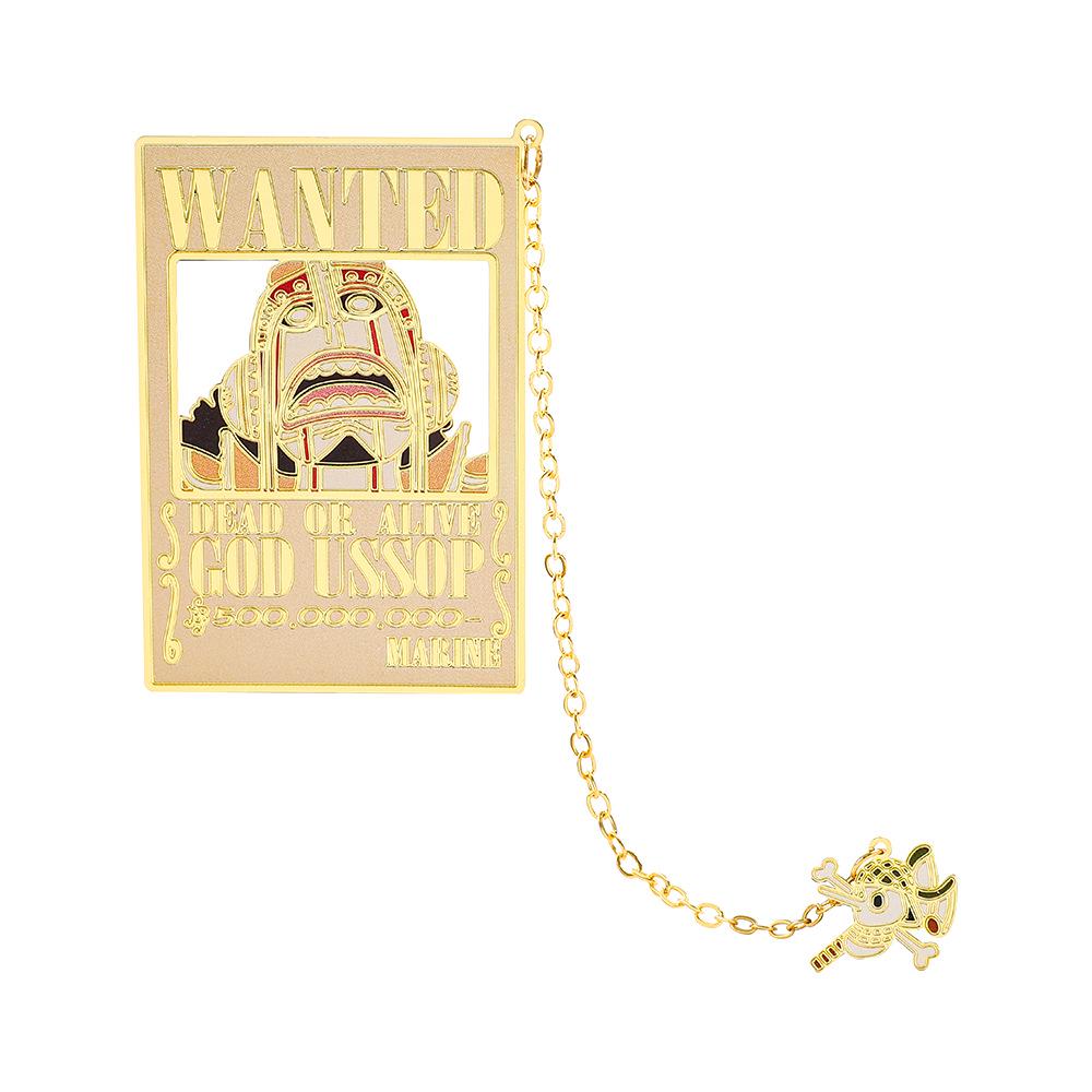 One Piece Wanted Poster Anime Bookmark - Creative Design