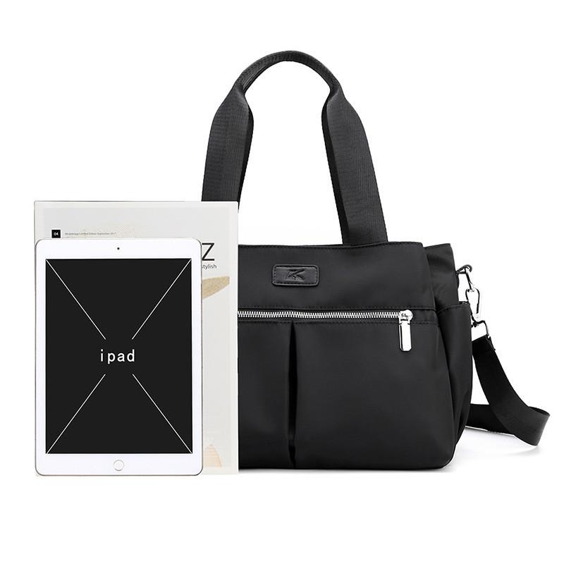 Nylon Crossbody Bag For Women With Zipper Closure And Inner Pockets Perfect For Daily Use