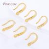 18K Gold Plated Earring Hooks,Hypoallergenic Ear Wires & Hoops,DIY Jewelry Making Supplies Findings,Earring Accessories