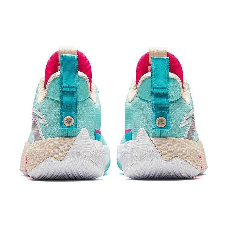 Anta Speed Battle 5 Round Toe Comfortable Mid-Top Basketball Shoes Men Sneakers Blue 112341113-5