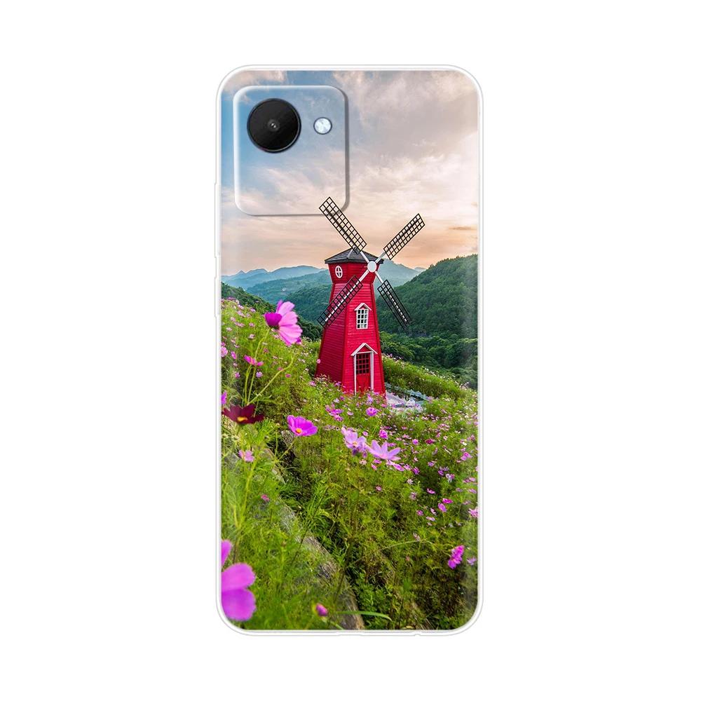 Etui Torba na Telefon Komórkowy Do Realme C30 Etui RealmeC30S Pokrowiec Do OPPO Realme C30S C30 s RealmeC30 Miękki Przezroczysty Silikonowy Tylny Pokrowiec