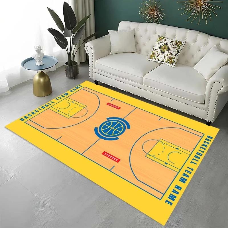 

Basketball Pattern Floor Mats Door Decoration Home Living Room Floor Mats 40x60cm