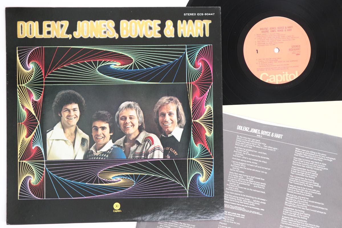 

LP Пластинка DOLENZ, JONES, BOYCE & HART - Dolenz, Jones, Boyce & Hart ECS80447 CAPITOL 1976 Япония Рок Б/У