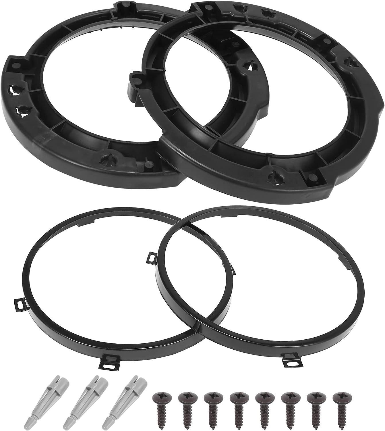 

7-дюймовый круглый кронштейн для крепления фар с металлическими кольцами для фар Jeep Wrangler JK 07-17 для светодиодных фар чёрный