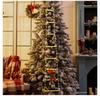 LED Santa Claus Climbing Ladder Hanging Lights - Waterproof Outdoor Christmas Decoration