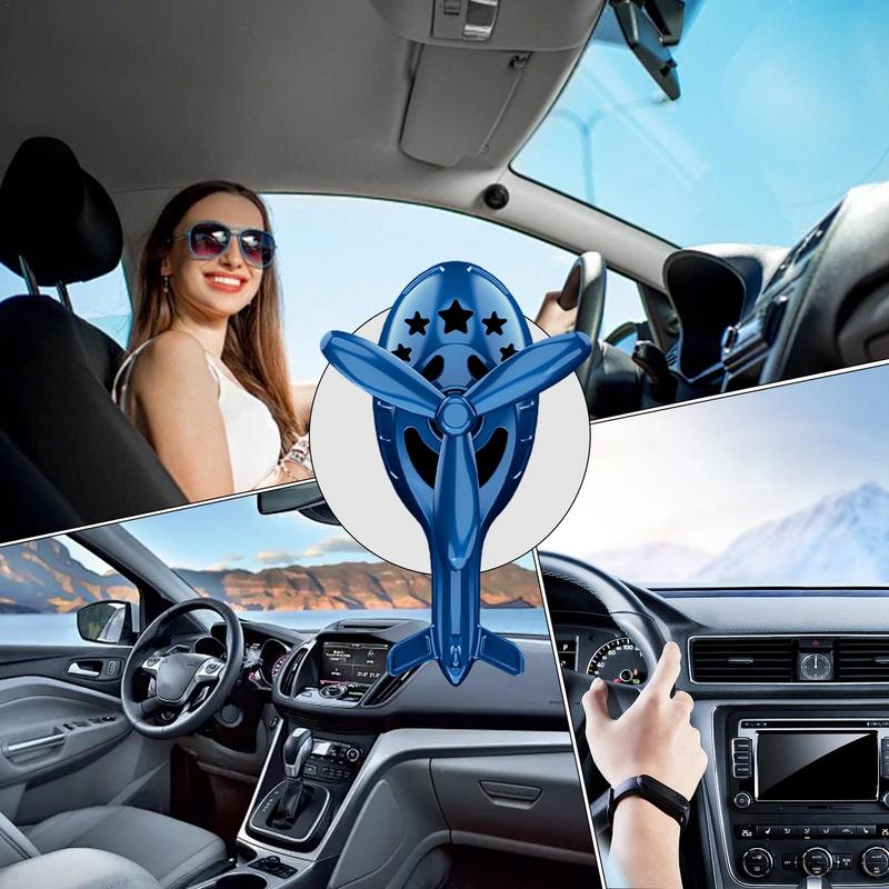 Osvěžovač vzduchu do auta ve tvaru letadla Větrací otvor Vrtulník Výdech vzduchu Otočná vrtule Difuzér Klip Inovativní Aromaterapeutická ozdoba Vzduch