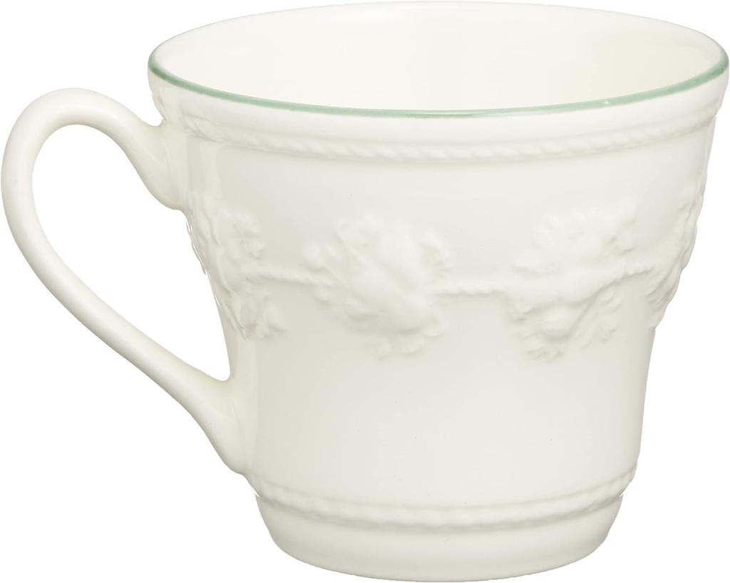Wedgwood Festivity Raspberry with Official Brand Gift Perfect for or Product aW58951001471 Mug, 350ml, Ceramic, Packaging. Christmas, Weddings,