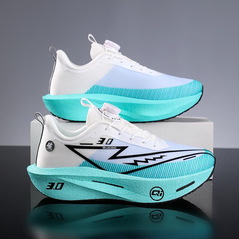 Running Shoes Men Speciality Carbon Board Marathon Nonskid Athletic Breathable Lightweight Women Plush Comfort Athletic Shoes New