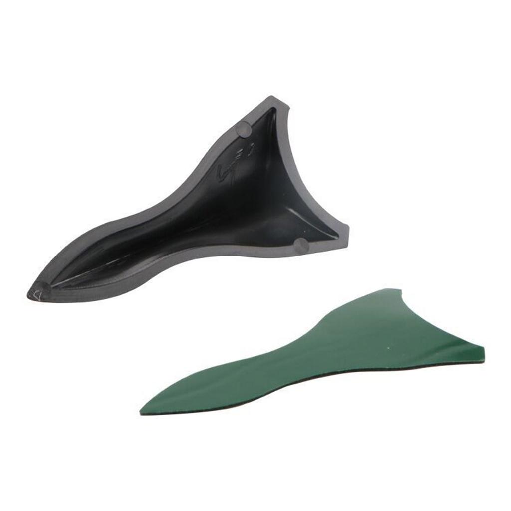 10pcs Universal Shark Fin Vortexs Generators Vehicle Aerodynamic Enhancement Upgrades for Car Roof Spoilers & Bumpers