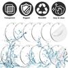 A84E-For DIY Crafts, Sublimation, And Keychain Projects 18Pcs Versatile Acrylic Ornament Blanks(5Cm/7.5Cm/10Cm)
