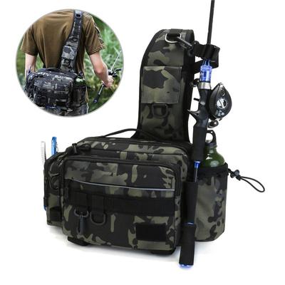 Multifunkční balíček do pasu Rybářské návnady Taška na uložení vybavení Taška na outdoorové sportovní potřeby Tackle Crossbody na jedno rameno