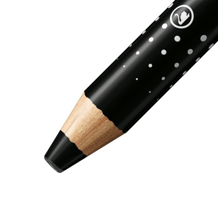 Crayon marqueur - stabilo - markdry - noir - carton de 5 pièces - bois labellisé pefc