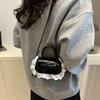 Lace Handbag Bag Women's New Fresh and Sweet Shoulder Messenger Bag Fashion Casual Small Square Bag