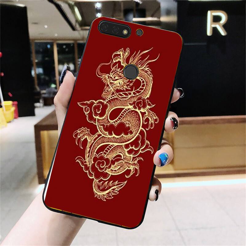 FHNBLJ Japanese DRAGON TATTOO Phone Case For Huawei Honor 7A 8X 9 10 20lite 10i 20i 7C 8C 5A 8A Honor Play 9X pro Mate 20 lite