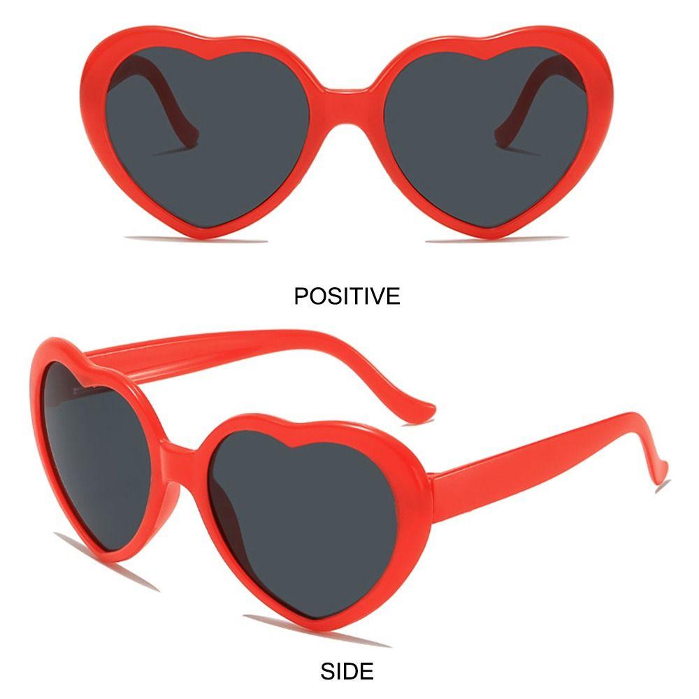 Cosplay Heart Sunglasses Halloween Beach Shades Retro Women's Accessories  for Women