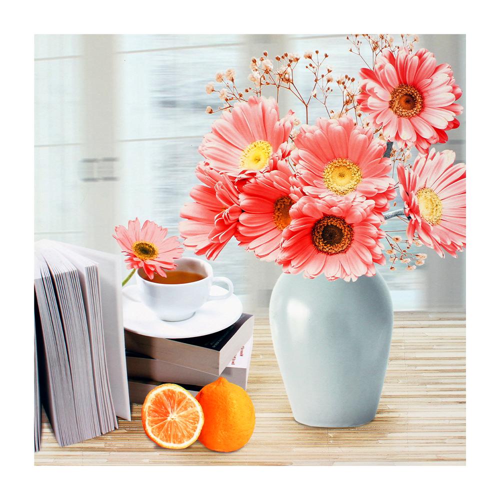 

Ваза Розовые Цветы Постер Принт Цветка Декоративная Картина на Холсте Спальня Гостиная Бескаркасное Настенное Искусство 20x20cm