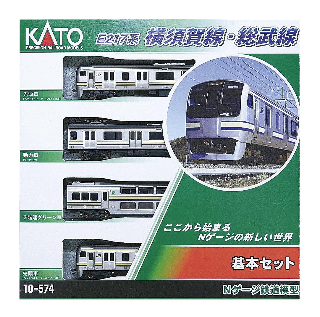 

KATO N Gauge E217 Series Yokosuka Line Basic Set Model Train Line/Sobu 4-Car 10-574
