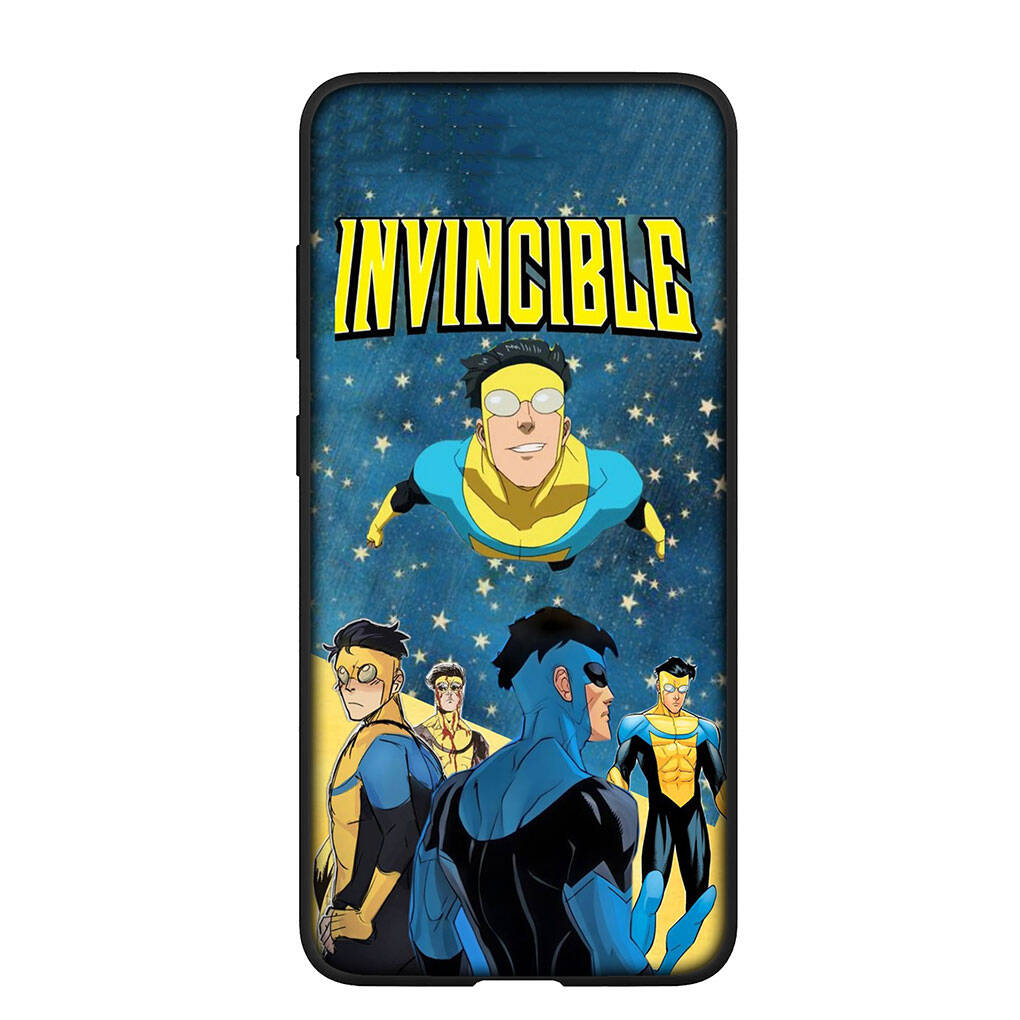 Phone Case for Samsung Galaxy S25 S23 S22 S24 Ultra FE A05 A06 A15 A16 A36 A37 A35 A54 A55 A56 A57 A25 A26 A53 A17 Cartoon I-Invincibles Collage Cover for Redmi Note 10S аэро