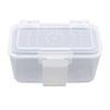 Fishing Carry Case for Live Baits Storage with Front Snap, Perforated Top Cover and Single Compartment for Daily Use
