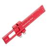Woodworking Ruler Set Portable Scribing Positioner Ruler Aluminum Alloy Positioning Marking Rulers Carpenter Measuring Tools