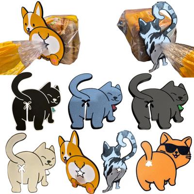 Katzenpo Brotclip 3D-gedruckter Taschenhalter für Katzenliebhaber