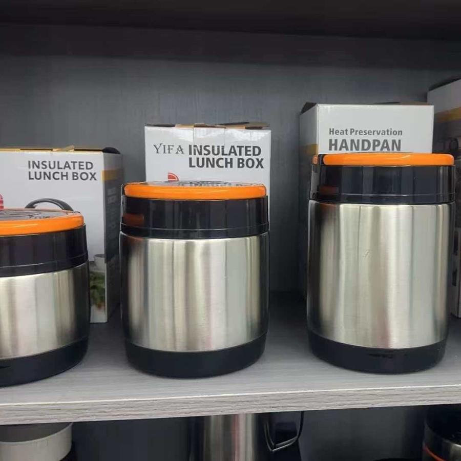 Isolierte Bento-Lunchbox aus 304 Edelstahl für Berufstätige & Studenten - Großes Fassungsvermögen & Tragbar