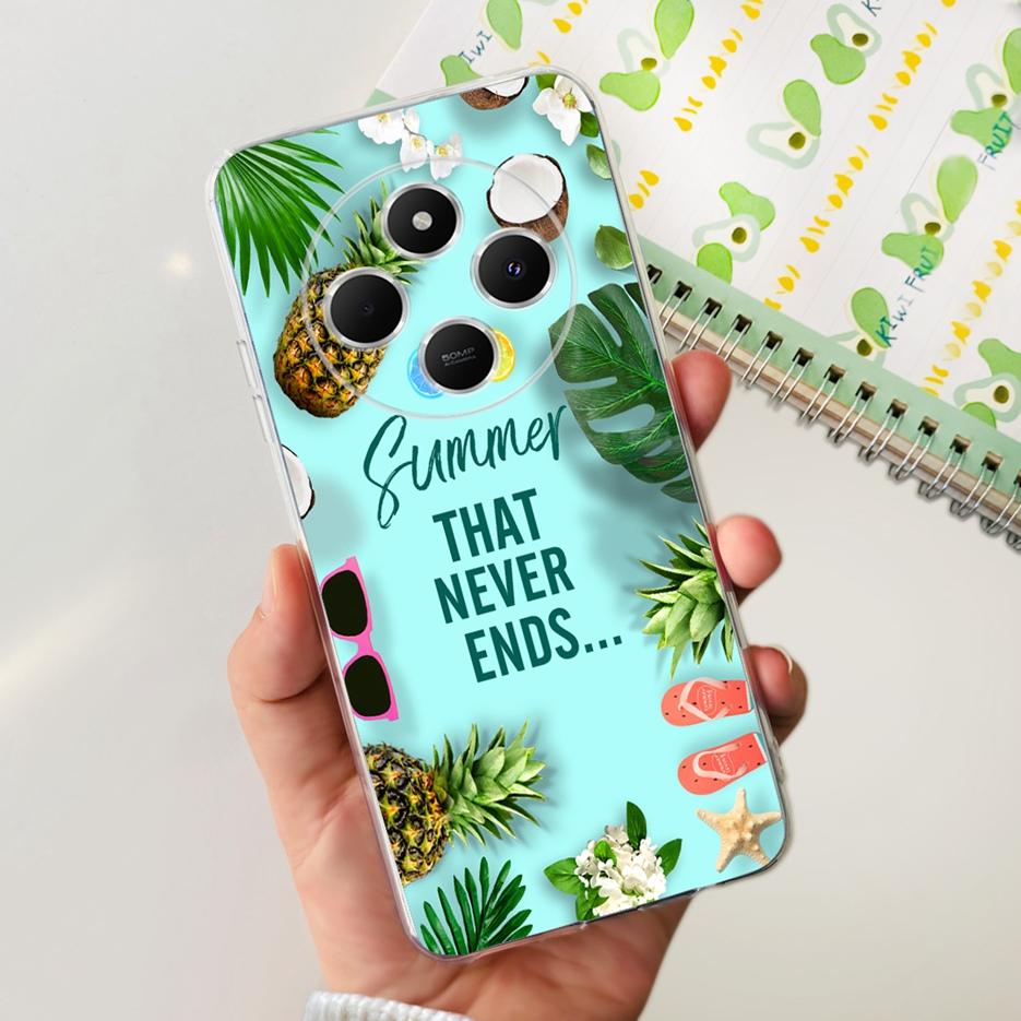 For Xiaomi Poco C75 Case Cute Cat Butterfly Painted Cover Soft Silicone Phone Case For Xiaomi Poco C75 C 75 PocoC75 Fundas Coque