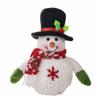 Cartoon Christmas Snowman Doll Toys Snowflake Luminous Snowman Ornament  New Year Gift