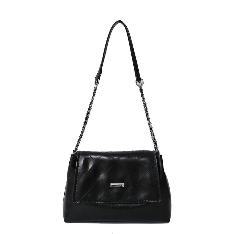 Geantă Mare cu Lanț Geantă de Navetă Nouă Modă Versatilă Casual Geantă de Umăr