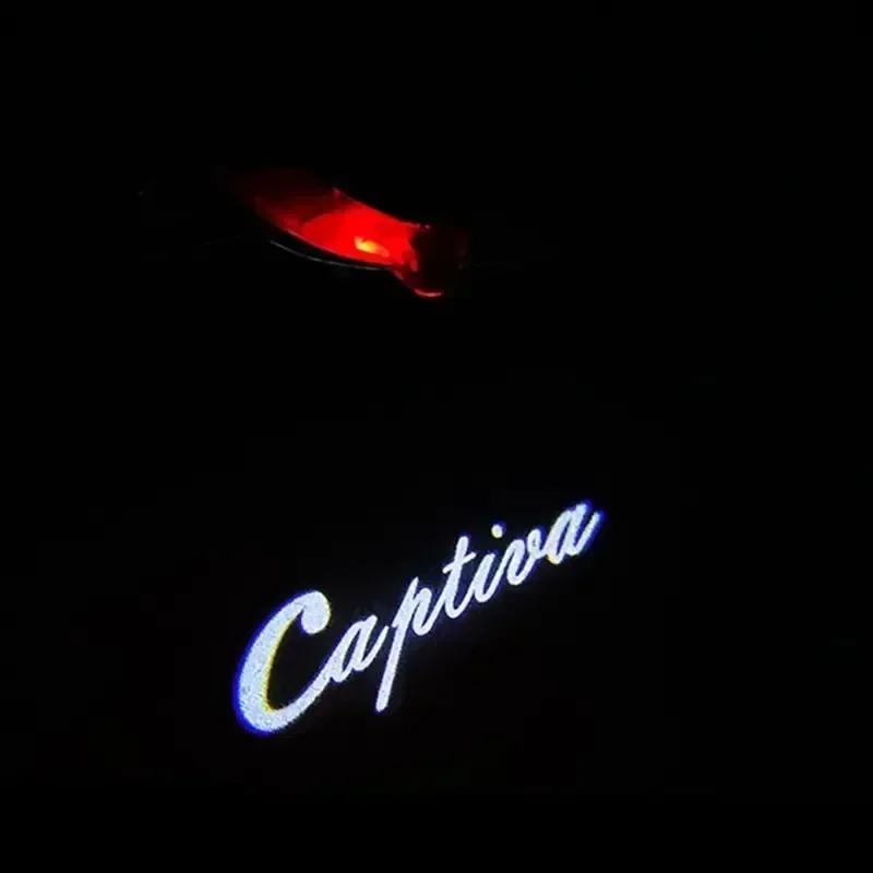 Led Car Door Light Logo Laser Projector Welcome Lamp Welcome Light For Chevrolet Captiva 2007-2018 Auto Styling Accessories