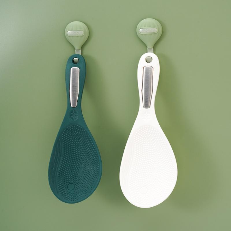 1 szt. Plastikowa łopatka do ryżu Nieprzywierający garnek do ryżu, Nieprzywierająca łyżka do ryżu Domowa łyżka do ryżu do ubijania ryżu