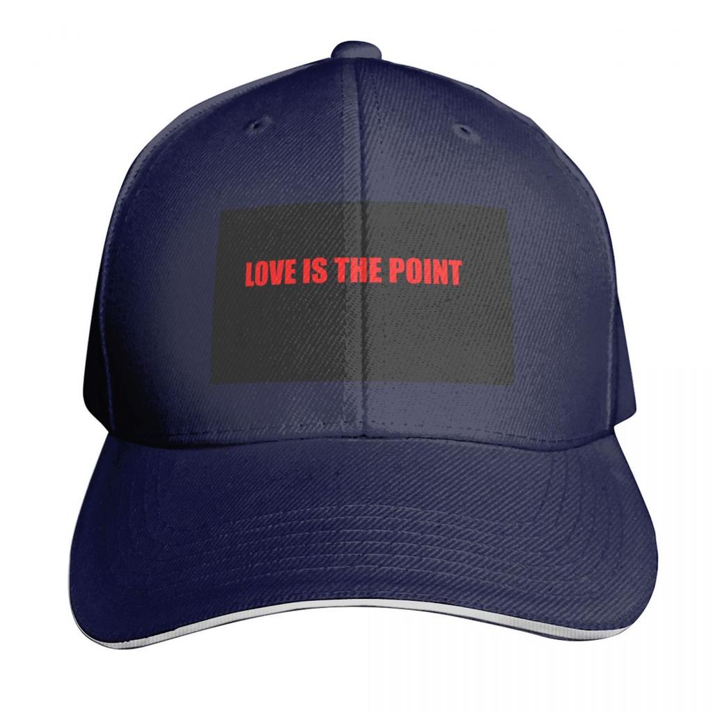 Love Is The Point Baseball Cap Moisture Wicking Quick Dry Curved Brim Classic Fit Low Profile Unstructured