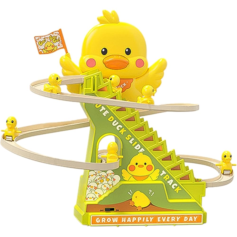 

Electric Duck Toy Interactive Educational Climbing Stairs for Kids Indoor Outdoor Play 8.86x10.83x5.51 inches
