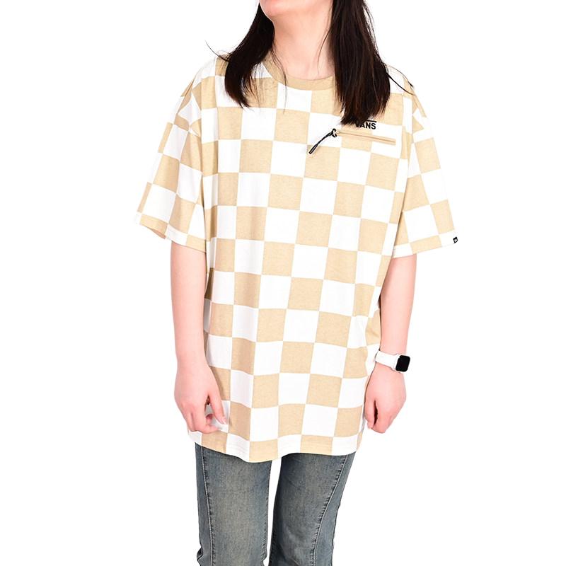 Vans Ss24 Sports Casual Cotton Short Sleeve Crew Neck Checkered T-Shirt Men Tops VN000GR8CTD