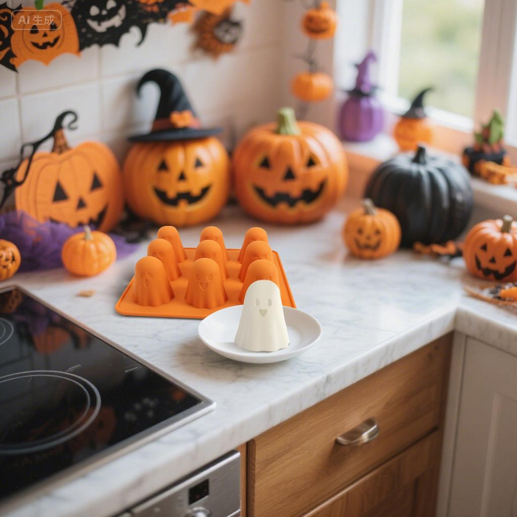 9-grid Silicone Molds, Halloween Silicone Molds, Funnel-shaped Trays And Funnels, Party Ice Molds, Cocktail Molds