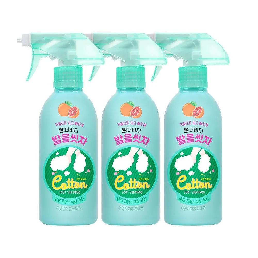 ON THE BODY Cotton Foot Let s Wash Our Feet Foot Shampoo 385ml (3 Grapefruits)