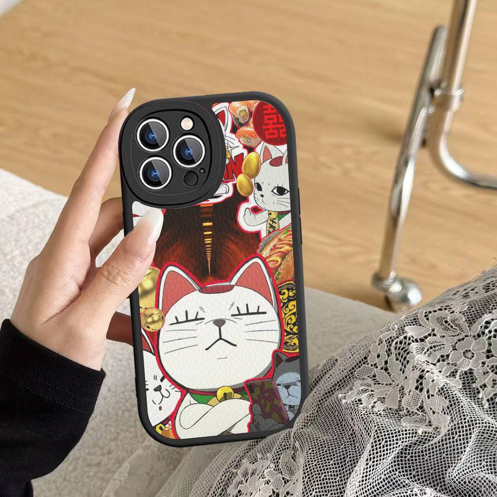 

ANIME D-Dandadan T-turbo Baba Granny Phone Case For IPhone 16 15 14 13 12 11 Pro Max Plus Leather Cover iphone 11 pro