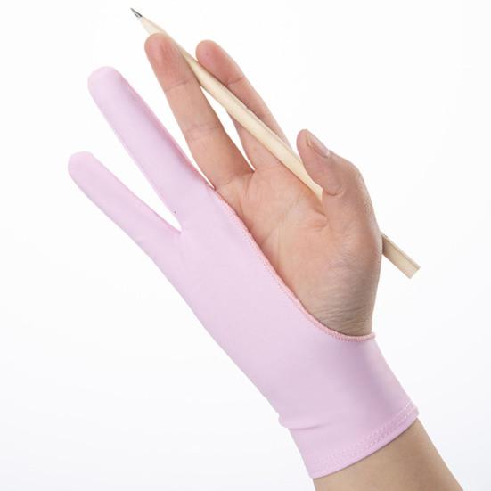 1Pc Artist Drawing Glove Stretchy Prevent Mess Up Firm Stitching Pencil Graphics Anti-mistouch Gloves for Office