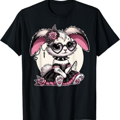 Gothic Pastel Goth Kawaii Bunny Alternative Aesthetic T-Shirt